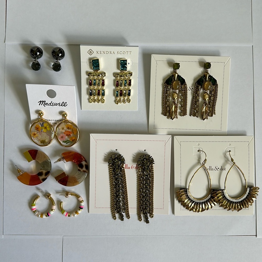 Jewelry Collection: Coach, Stella & Dot, J.Crew, Madewell, Kendra Scott